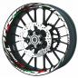 Preview: Wheelskinzz® aprilia Tuono V4 Schwarz Tricolore