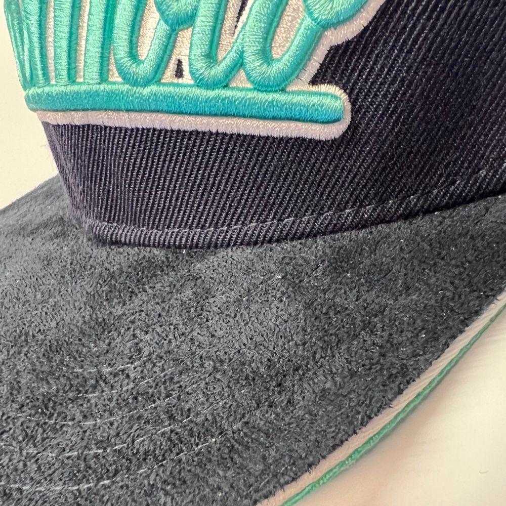 4moto "FOURMOTO" Snapback Cap Navi Türkis