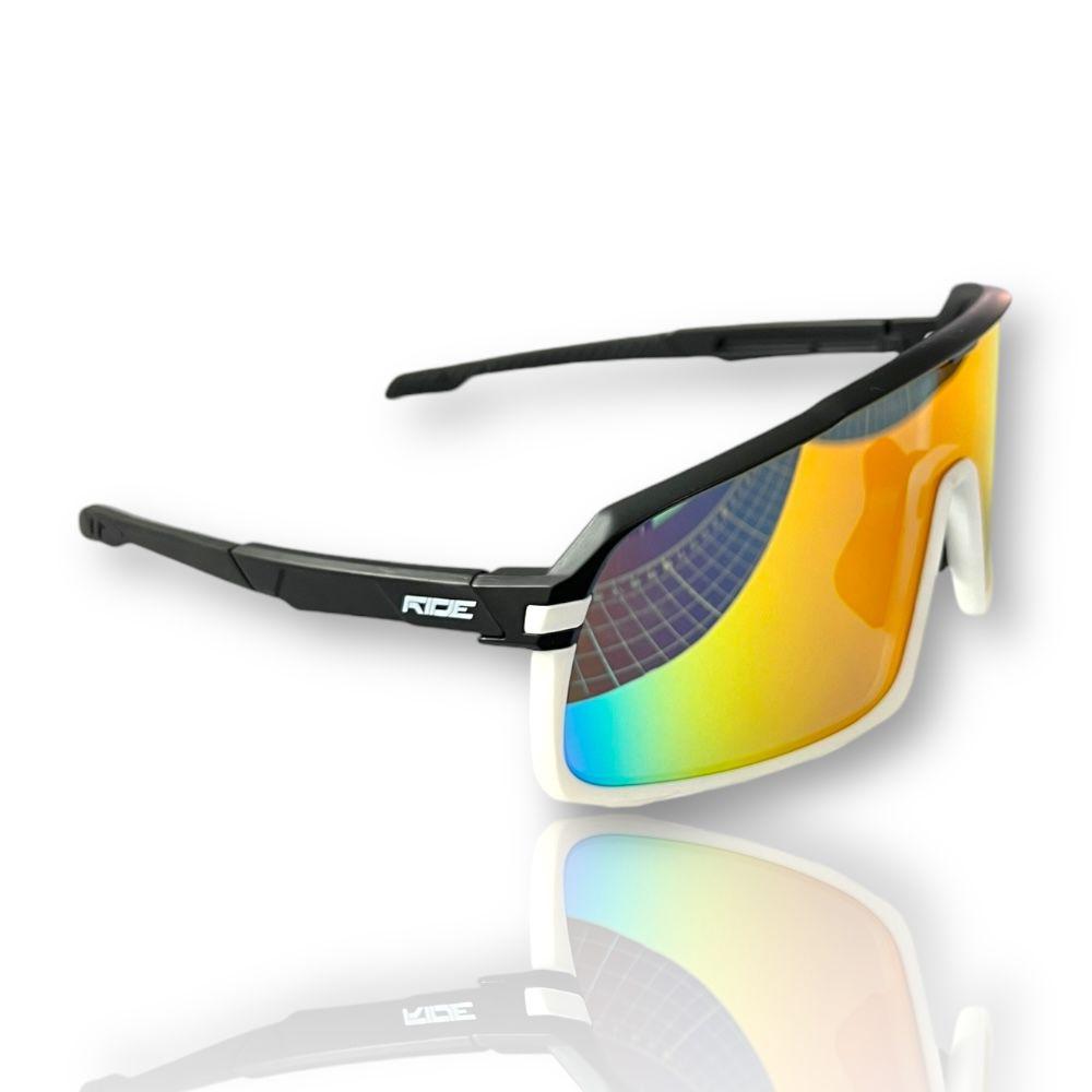 RIDE - Sonnenbrille SPORT ST Schwarz / Weiß - Rainbow