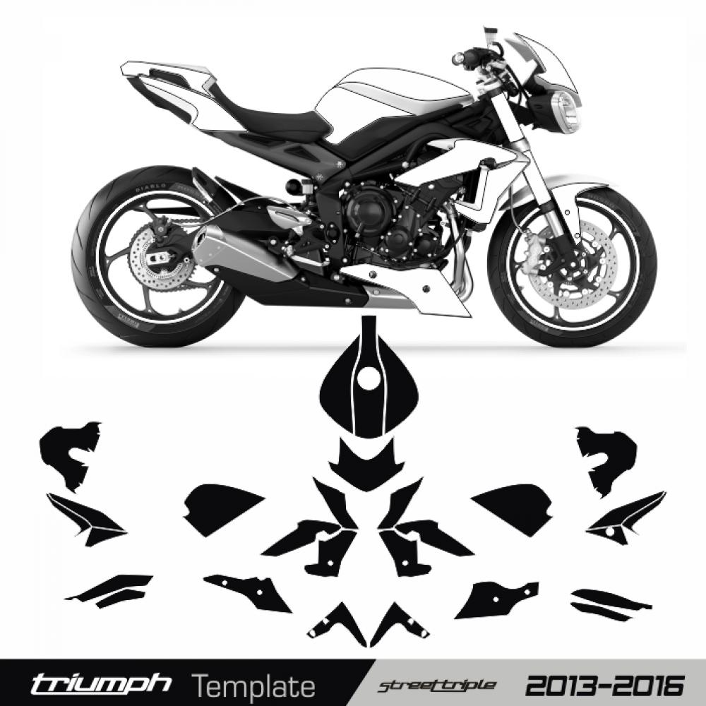 4moto® - Bikedekore - Bikewraps - Graphics - Template