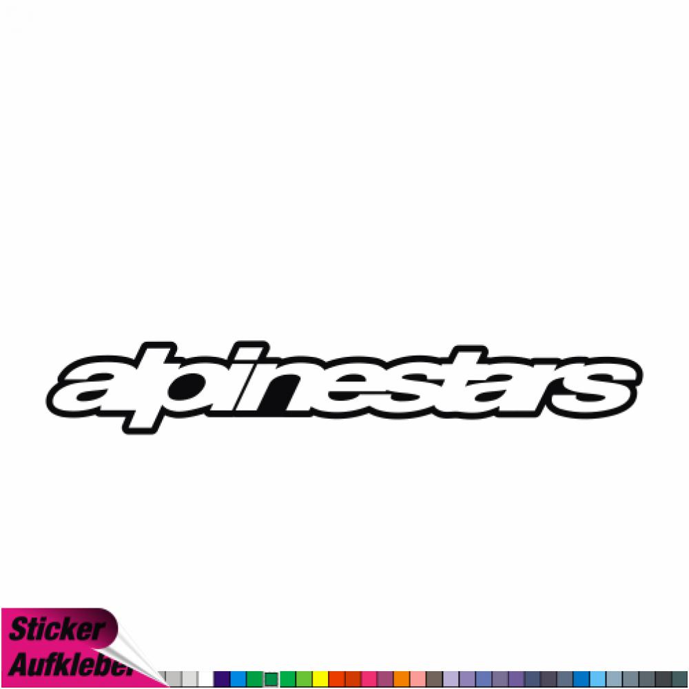 - alpinestars 1 - Aufkleber Sponsorenaufkleber Sticker