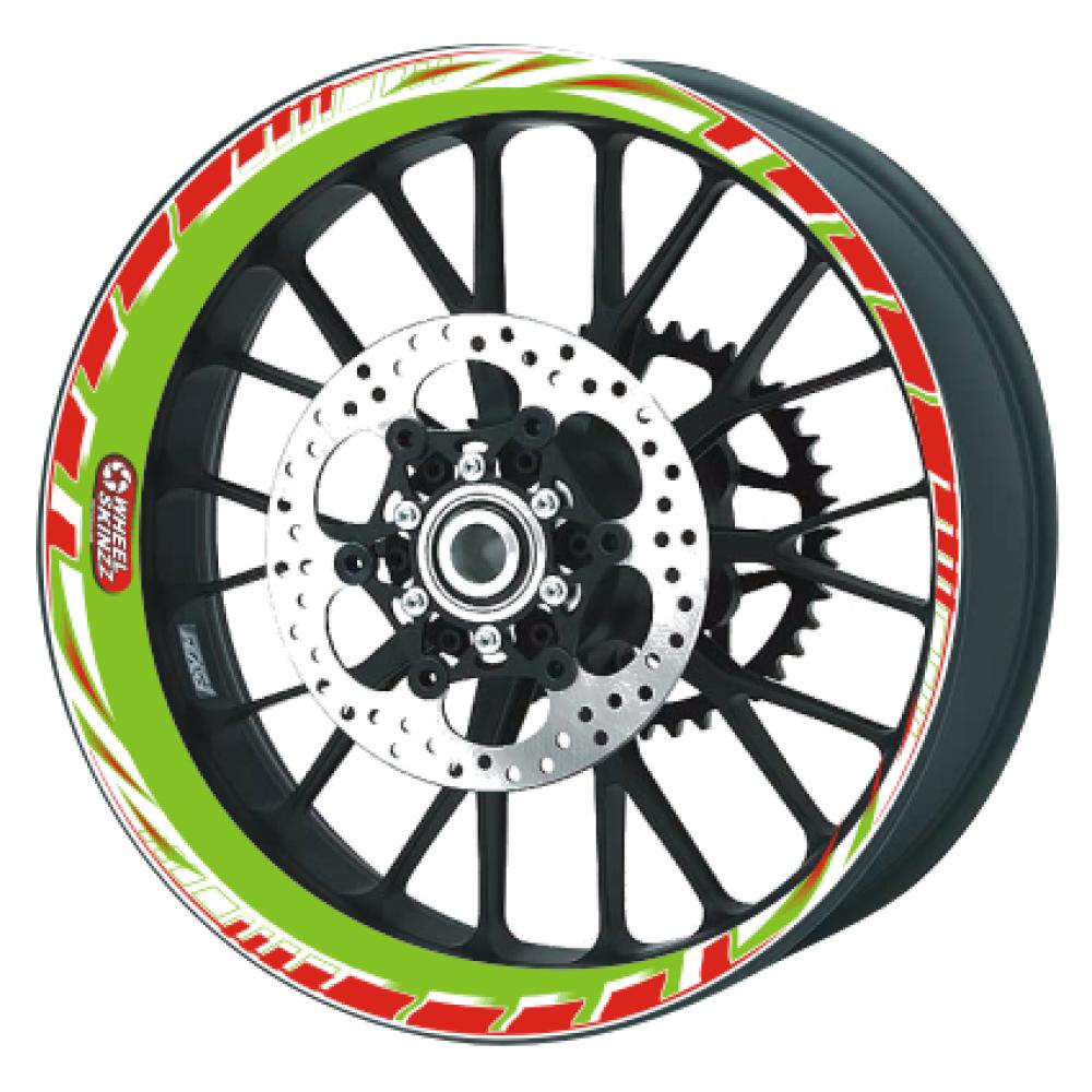 Wheelskinzz® rf_weiss_if_gruen_df_rot_tx_ohne