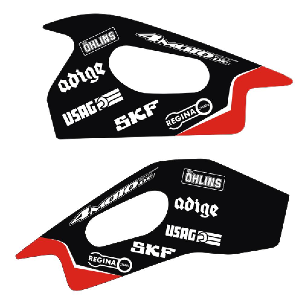Motorrad-Stickerei-Schlüsselanhänger für Aprilia Racing RSV4