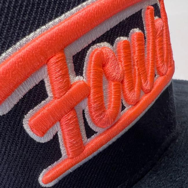 4moto "FOURMOTO" Snapback Cap Navi Neonorange