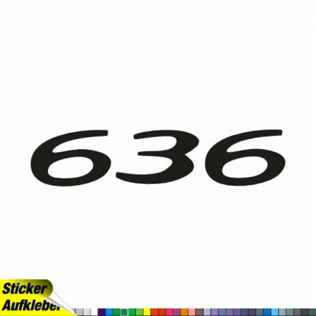 636 - Aufkleber Sticker Decal