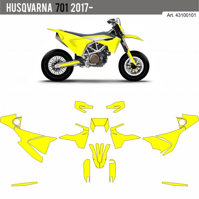 Husqvarna 701 2017- Template Schnittvorlage Cutcontour