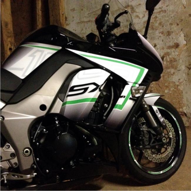 Kawasaki Z1000SX 11-14 Dekor Stickerkit