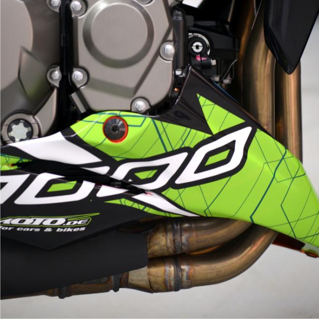 Kawasaki Z1000 "SPIKE" 14- Dekor Stickerkit