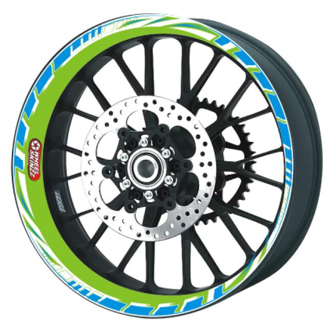 Wheelskinzz® rf_weiss_if_gruen_df_blau_tx_ohne