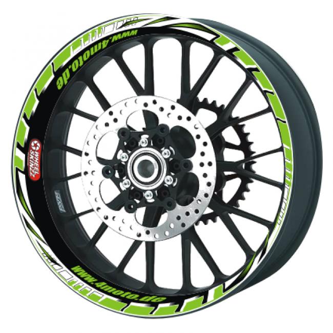 Wheelskinzz® rf_weiss_if_schwarz_df_gruen_tx_gruen