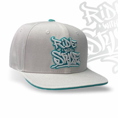 4moto "Ride with Style" Snapback Cap WHITE