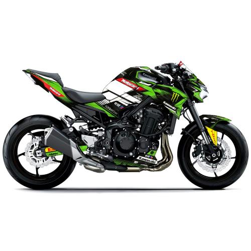 Kawasaki Z900 "Race" 20-24 Motorrad Dekor Stickerkit