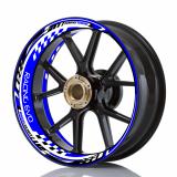 Wheelskinzz® "Racing EVO" Blau/Weiß/Schwarz